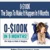 0-$100K -The Steps To Make It Happen In 9 Months