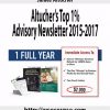 James Altucher – Altucher’s Top 1% Advisory Newsletter 2015-2017