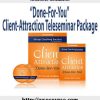 Michelle Schubnel – “Done-For-You”? Client-Attraction Teleseminar Package