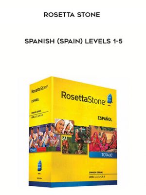 Rosetta Stone Spanish (Spain) Levels 1-5