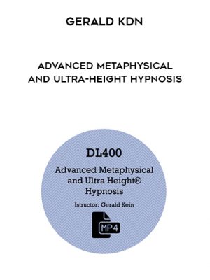 Gerald Kdn – Advanced Metaphysical and Ultra-Height Hypnosis