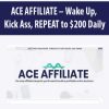 ace affiliate wake up kick ass repeat to 200 daily