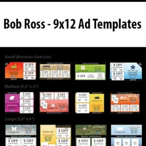 Bob Ross – 9×12 Ad Templates