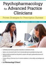 Psychopharmacology for Advanced Practice Clinicians: Proven Strategies for Prescription Success - Stephanie L. Bunch