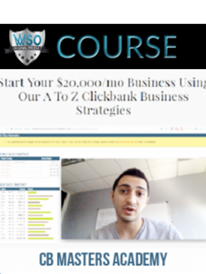 CB Masters Academy – $20,000 Per Month From Clickbank