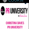 Christina Daves – PR University