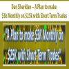 Dan Sheridan – A Plan to make $3k Monthly on $25k with Short Term Trades