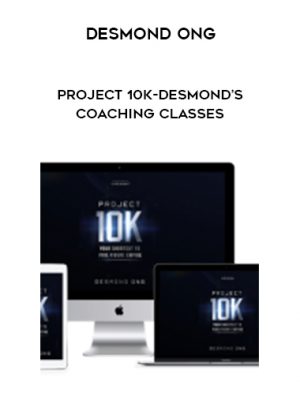 Desmond Ong - Project 10K-Desmond's Coaching Classes