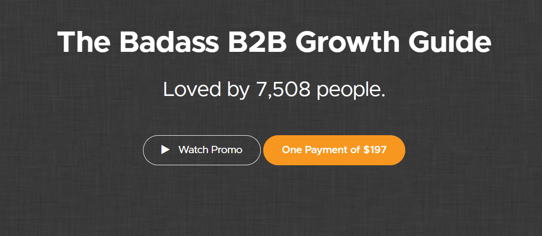 What is The Badass B2B Growth Guide