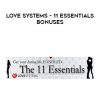 Love Systems – 11 Essentials Bonuses