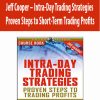 jeff cooper intra day trading strategies proven steps to short term trading profits