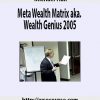 Michael Hall – Wealth Genius 2005 DVD Set aka meta Wealth Matrix