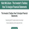 nick mccullum the investors toolbox how to analyze financial statements