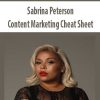 Sabrina Peterson – Content Marketing Cheat Sheet