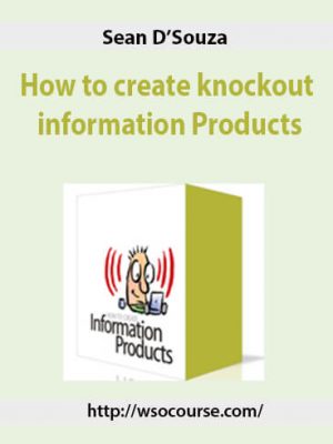 Sean D'Souza - How to create knockout information Products