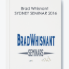 SYDNEY SEMINAR 2016 - Brad Whisnant