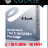 W. J. Mencarow – The Paper Source Complete Package