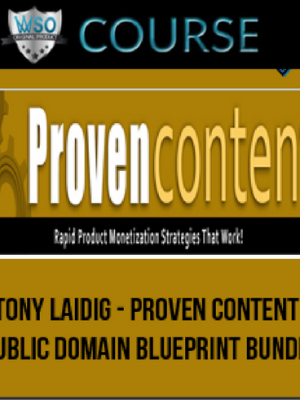 Tony Laidig – Proven Content + Public Domain Blueprint Bundle